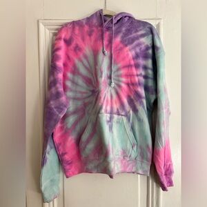Dreamsicle Colorful Tie-Dye Hoodie